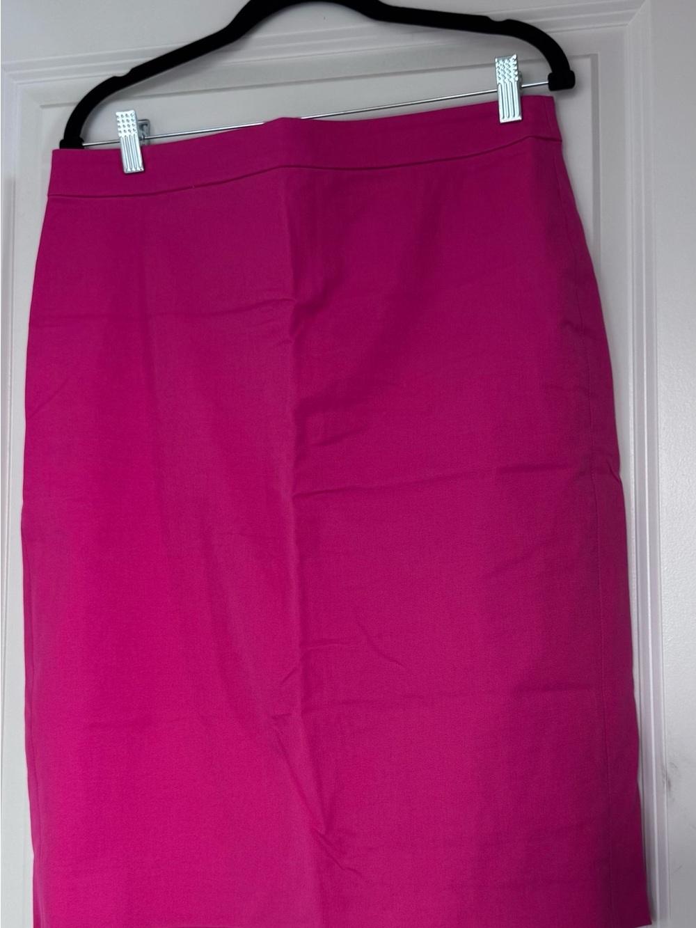 J. Crew Bright Fuchsia Pencil Skirt